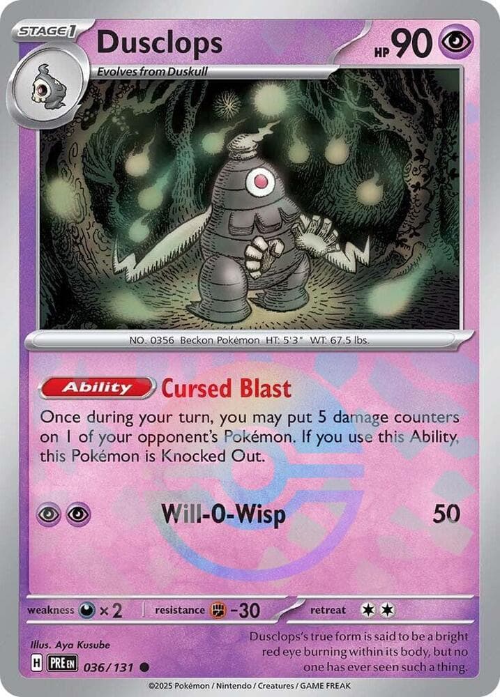Dusclops (Poke Ball Pattern)