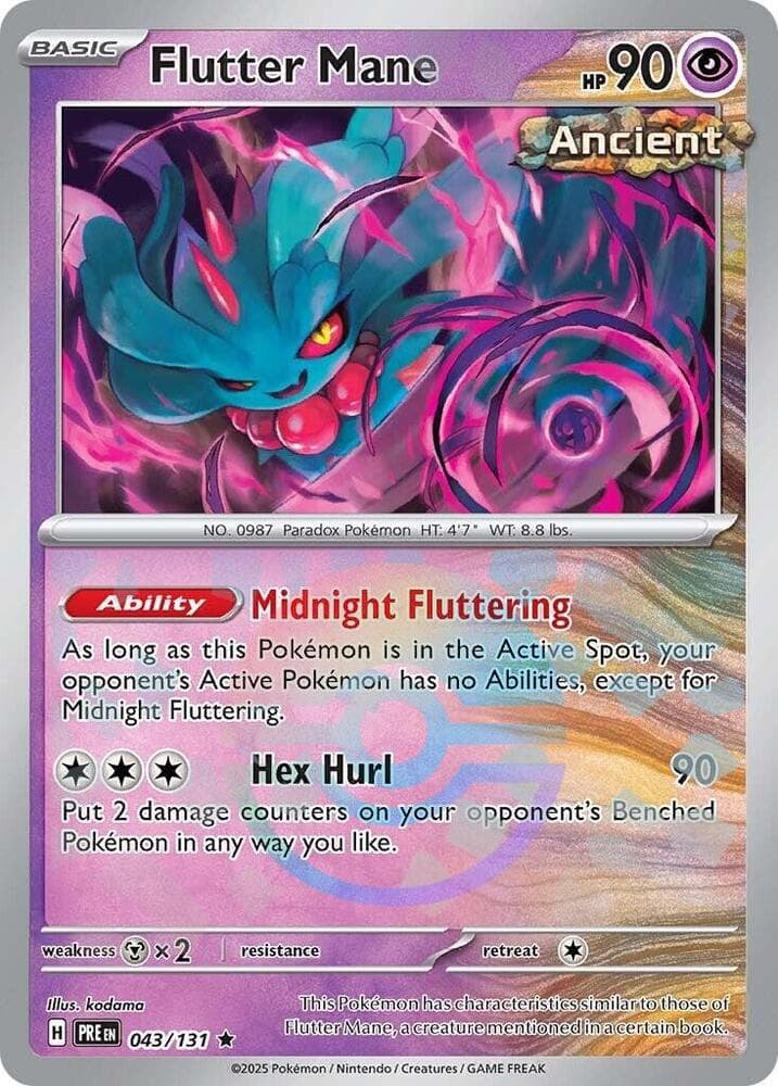Flutter Mane (Poke Ball Pattern)