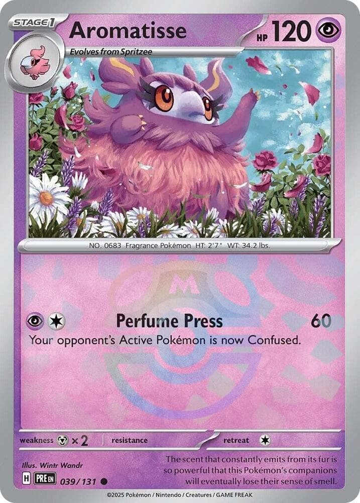 SV: Prismatic Evolutions Aromatisse (Master Ball Pattern) 39