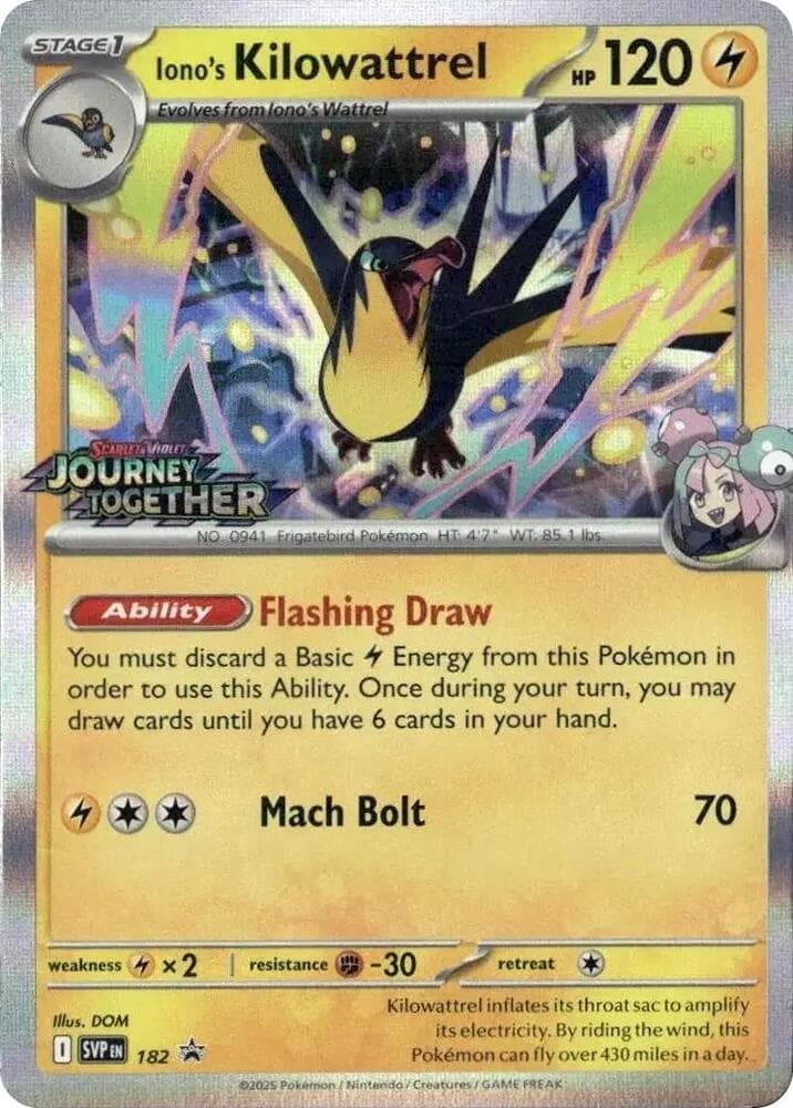 kilowattrel pokemon card value Strong Volt Discard an Energy from this Pokemon 100 Kilowattrel Card | eBay