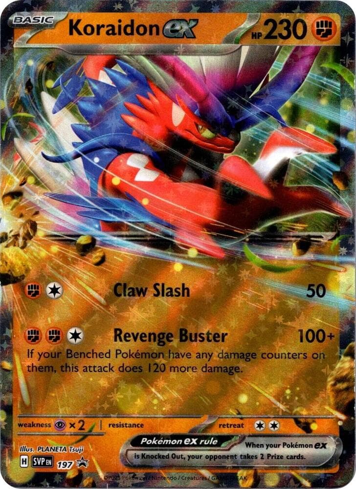 is koraidon pokemon card rare - ex 247/198 - Scarlet & Violet - Special Illustrator [3] Claw Strike (70) Attack 2 Is this a rare card?