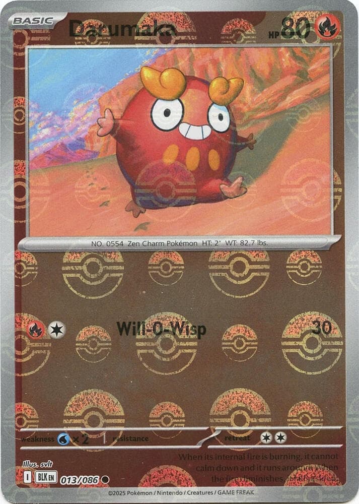 Darumaka (Poke Ball Pattern)