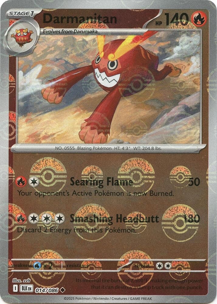 Darmanitan (Poke Ball Pattern)