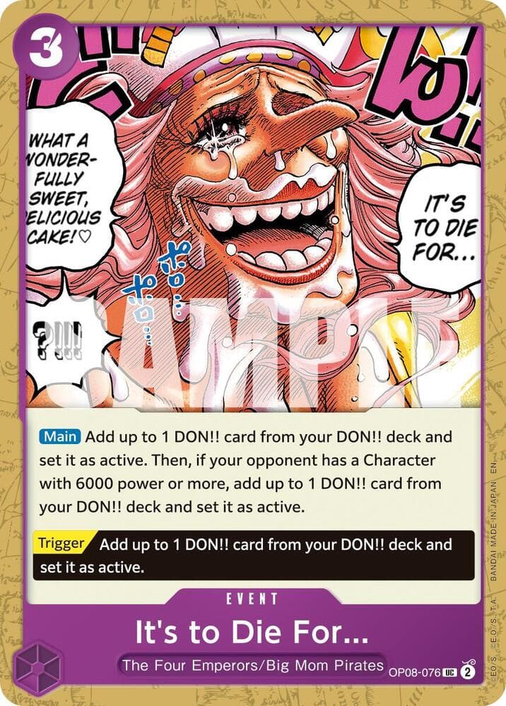 It's to Die For (Reprint)