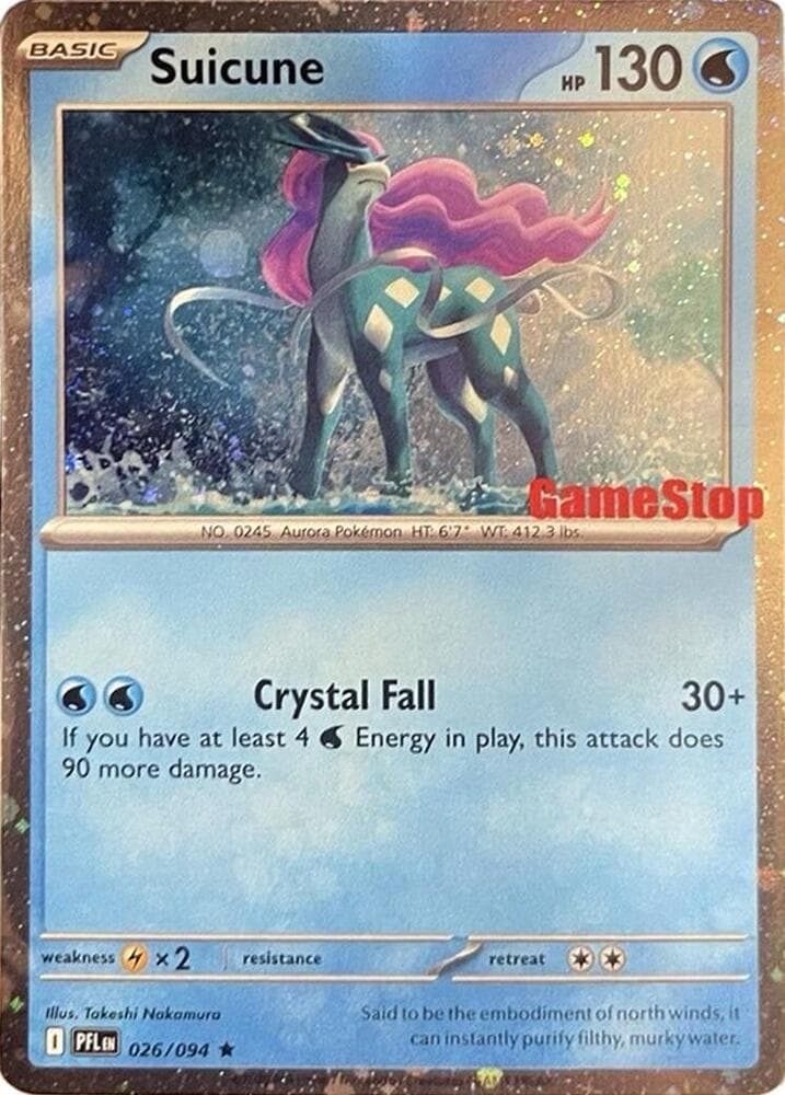 Suicune (Cosmos Holo) (Gamestop Exclusive)