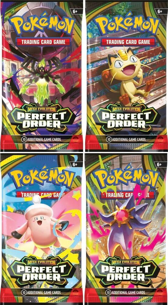 Perfect Order Booster Pack Art Bundle [Set of 4] - ME03: Perfect Order