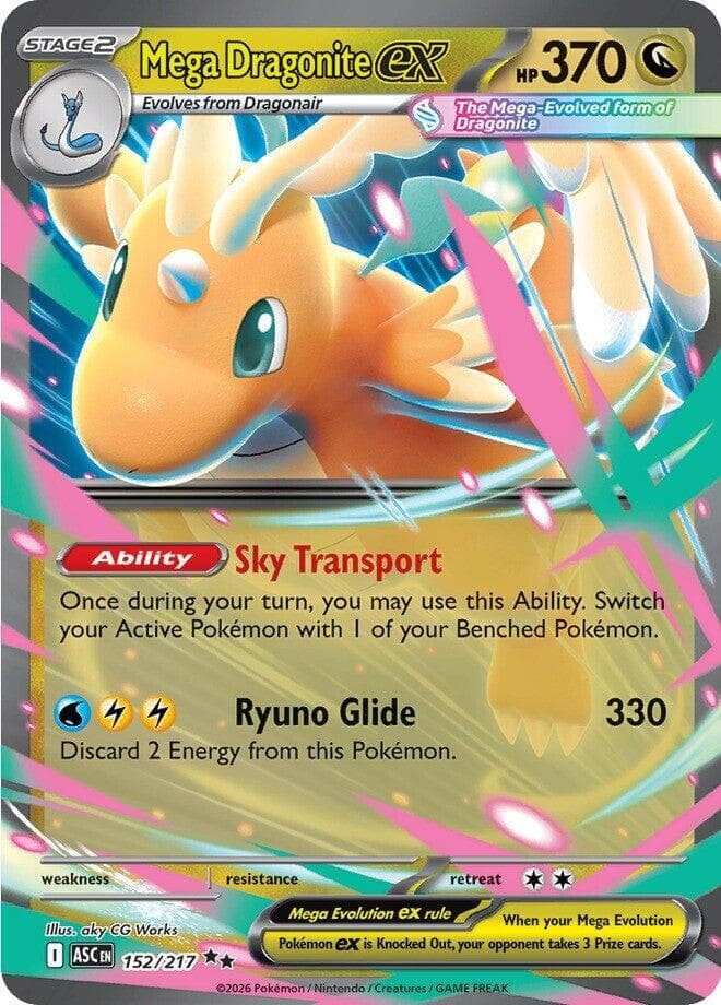 Mega Dragonite EX (152) 2026 Pokemon Asc EN-Ascended Heroes