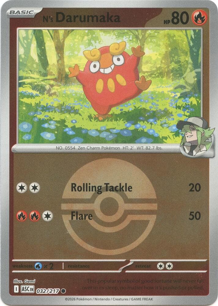 N's Darumaka (Poke Ball)