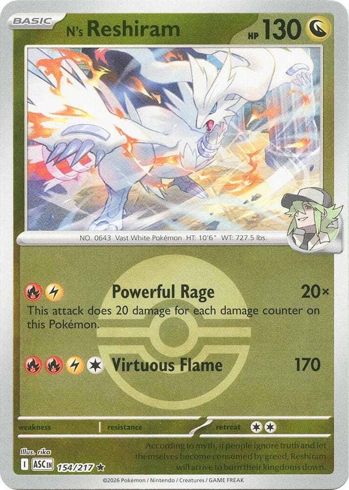 N's Reshiram (Poke Ball)