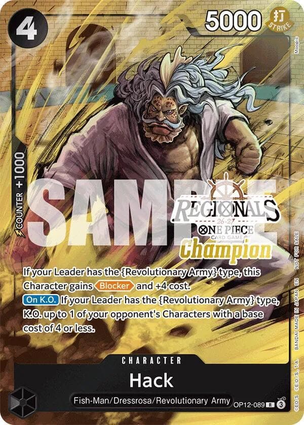 Hack (Regionals Champion Card Set 26-27)