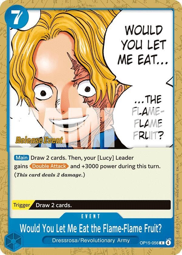 Would You Let Me Eat the Flame-Flame Fruit?