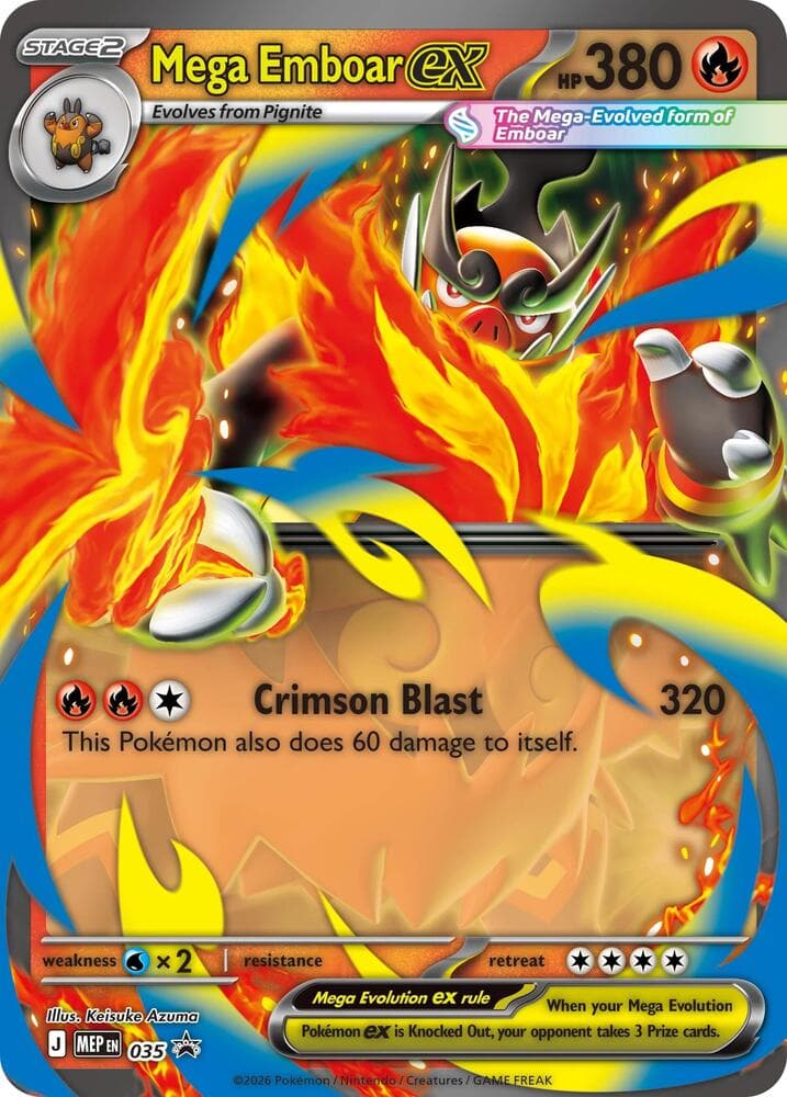 Mega Emboar EX Mega Emboar EX Box