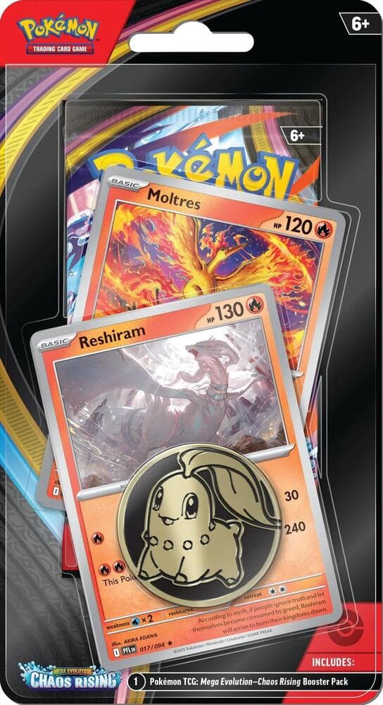 Chaos Rising Single Pack Blister [Reshiram/Moltres] - ME04: Chaos Rising