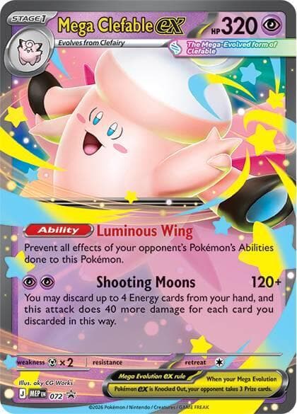 ME: Mega Evolution Promo Mega Clefable ex 72