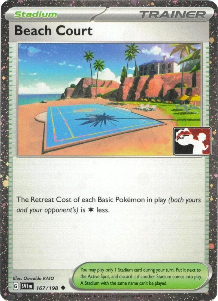 Prize Pack Series Cards Beach Court 167