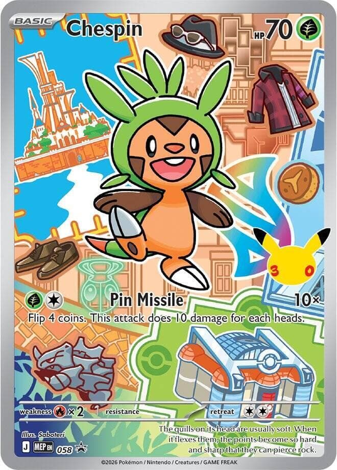 ME: Mega Evolution Promo Chespin 58