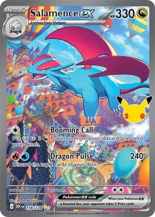 ME: 30th Celebration Salamence ex 156
