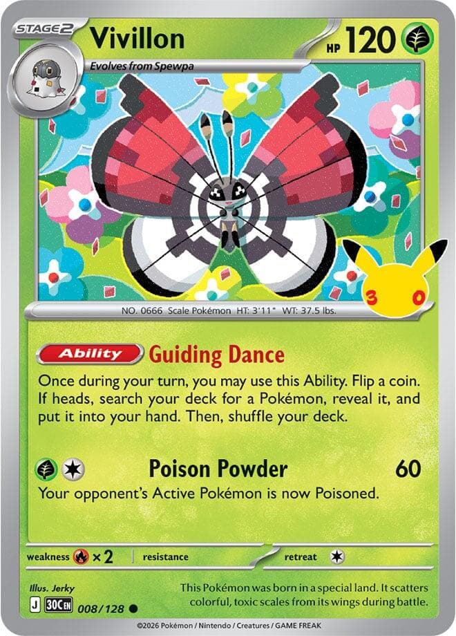 ME: 30th Celebration Vivillon 8
