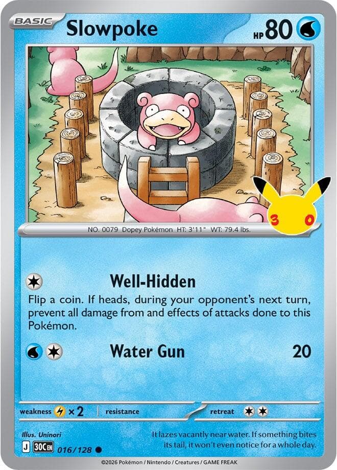 ME: 30th Celebration Slowpoke 16