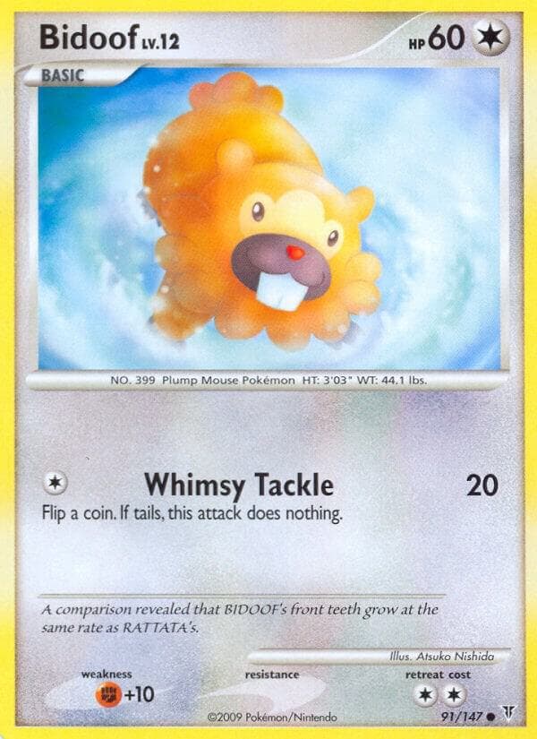 Supreme Victors Bidoof 91