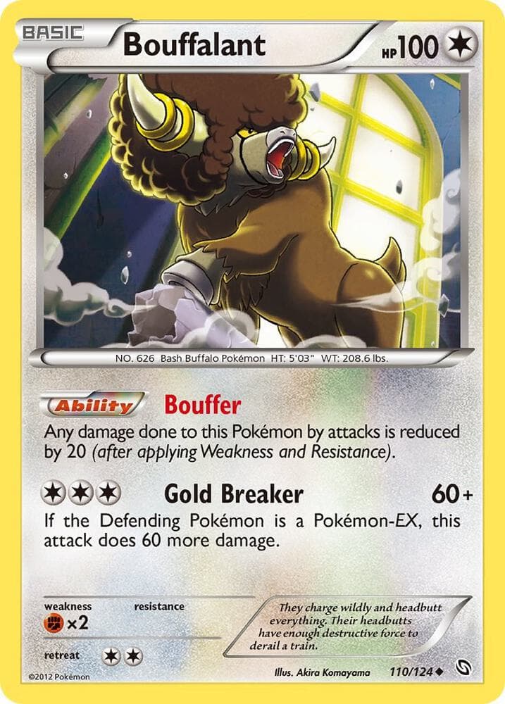 Bouffalant (110) 2012 Pokemon Black & White Dragons Exalted