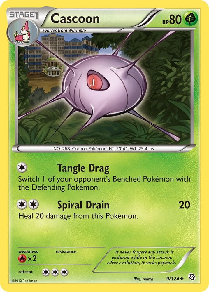 Cascoon (9) 2012 Pokemon Black & White Dragons Exalted
