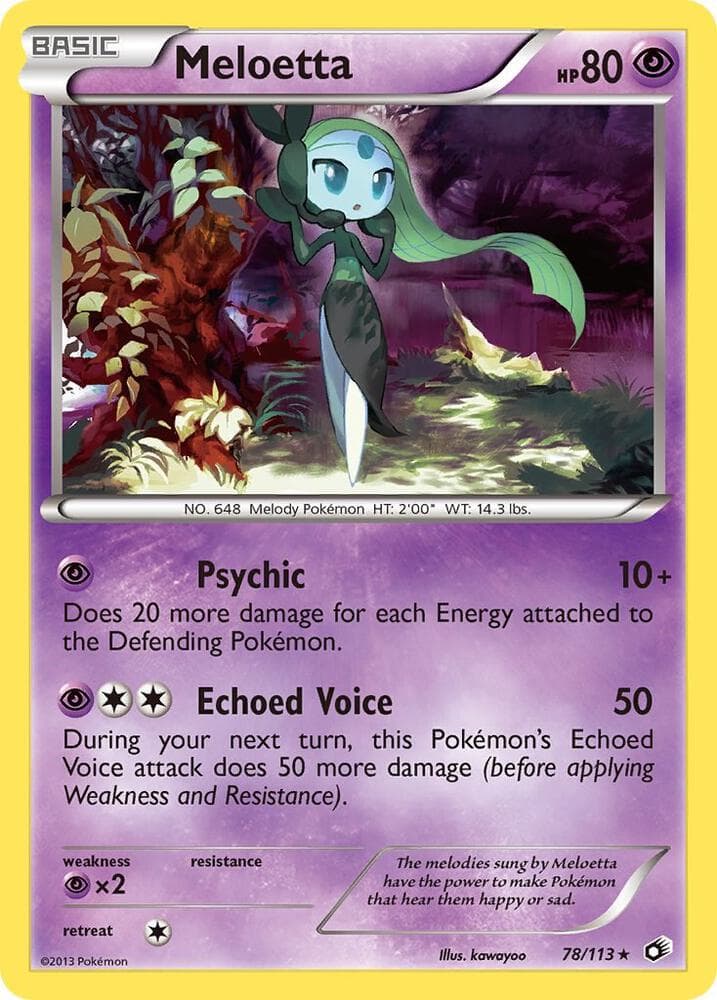 Legendary Treasures Meloetta 78