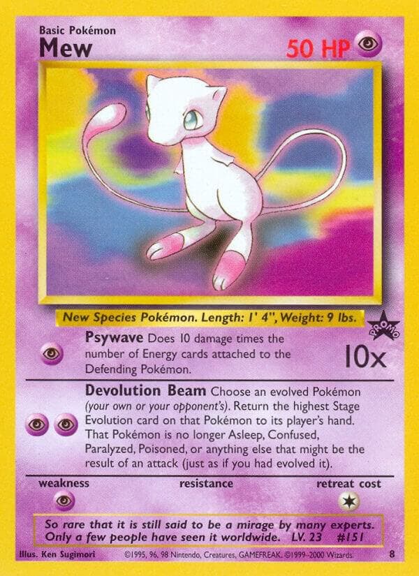 WoTC Promo Mew 8
