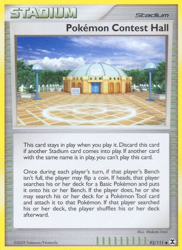 Pokemon Contest Hall-Reverse Foil (93) 2009 Pokemon Platinum Rising Rivals