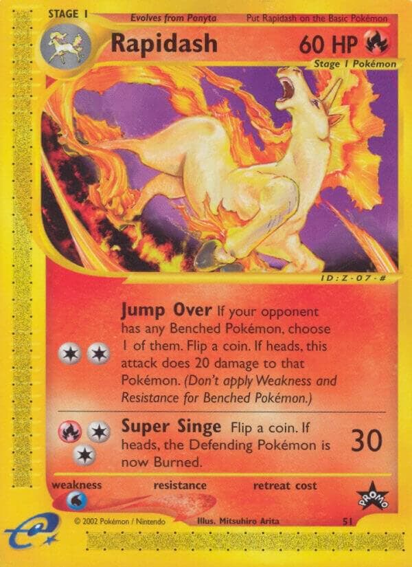 Rapidash Black Star-Pokemon Center NY
