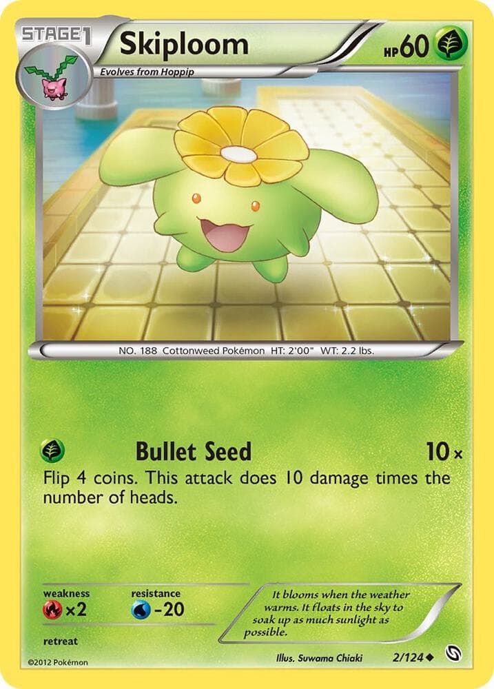Skiploom (2) 2012 Pokemon Black & White Dragons Exalted