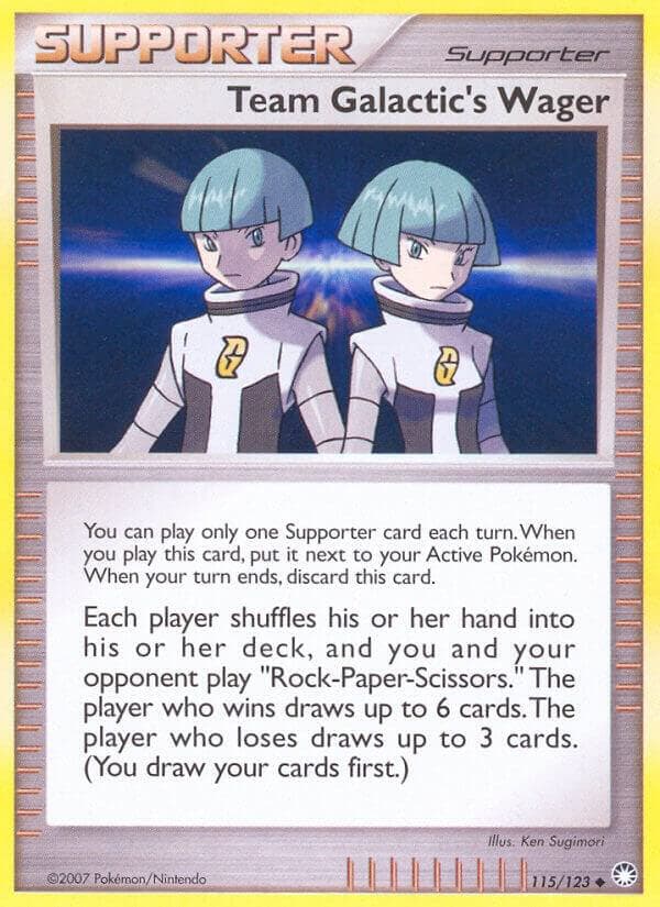 Team Galactic's Wager (115) 2007 Pokemon Diamond & Pearl Mysterious Treasures