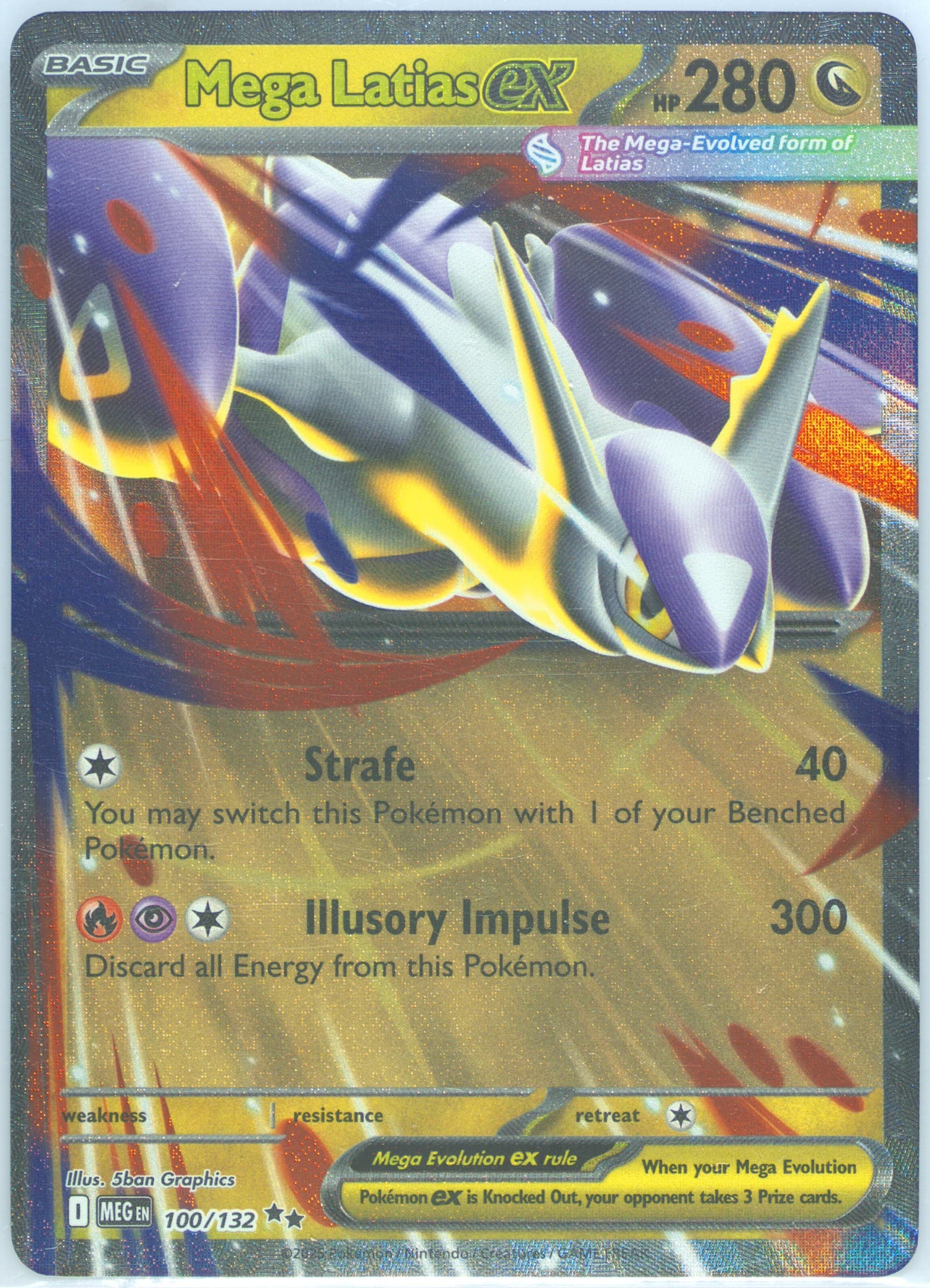 Mega Latias EX (100) 2025 Pokemon Meg EN-Mega Evolution