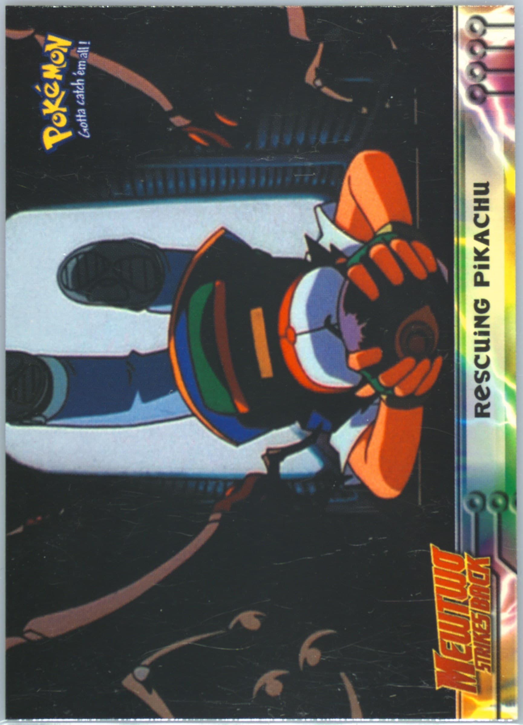 Movie Edition Rescuing Pikachu (30) 1999 Topps Pokemon the Movie Edt