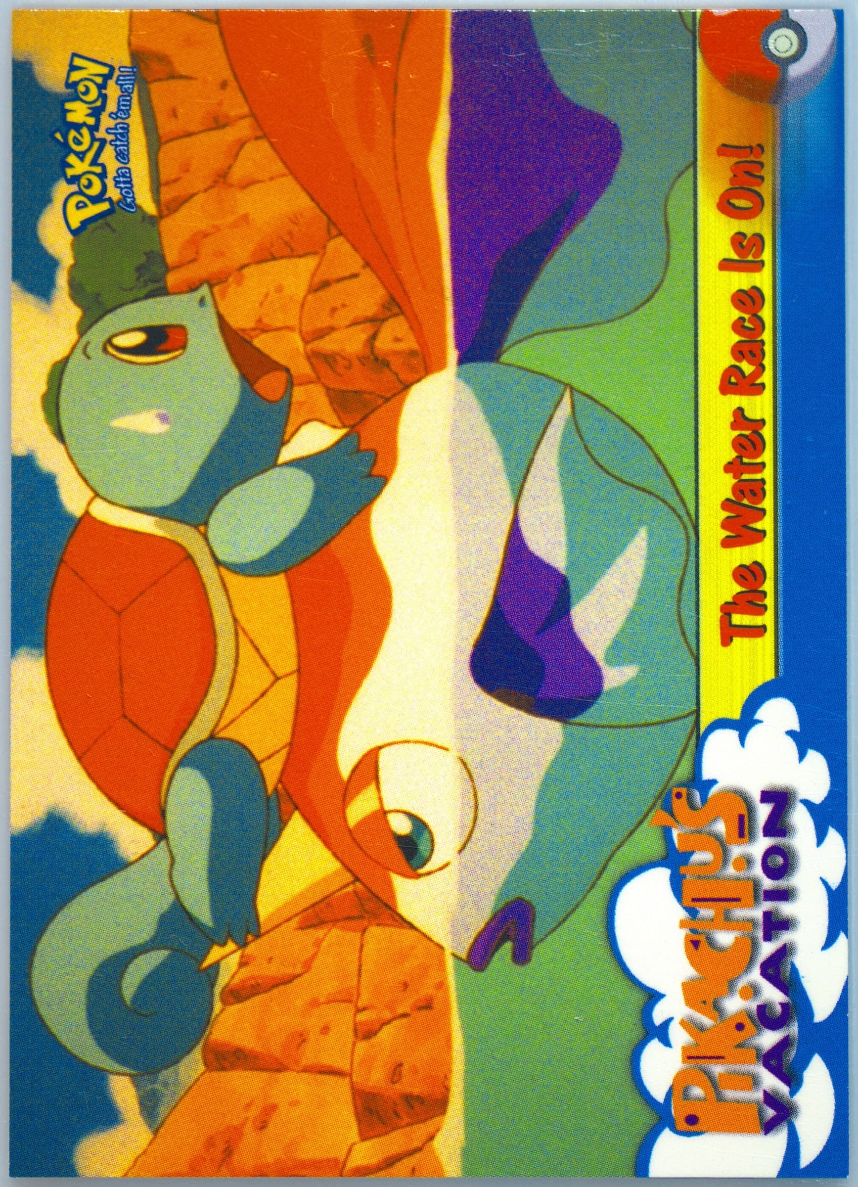 Movie Edition The Water Race Is on (47) 1999 Topps Pokemon the Movie Edt