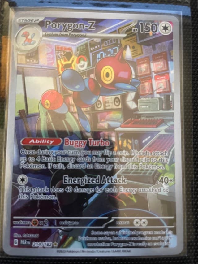 Porygon-Z Illustration Rare (214) 2023 Pokemon Par EN-Paradox Rift - Pokmon Card Data Porygon-Z Illustration Rare (214) 2023 Pokemon Par EN-Paradox Rift - Pokmon Card Data