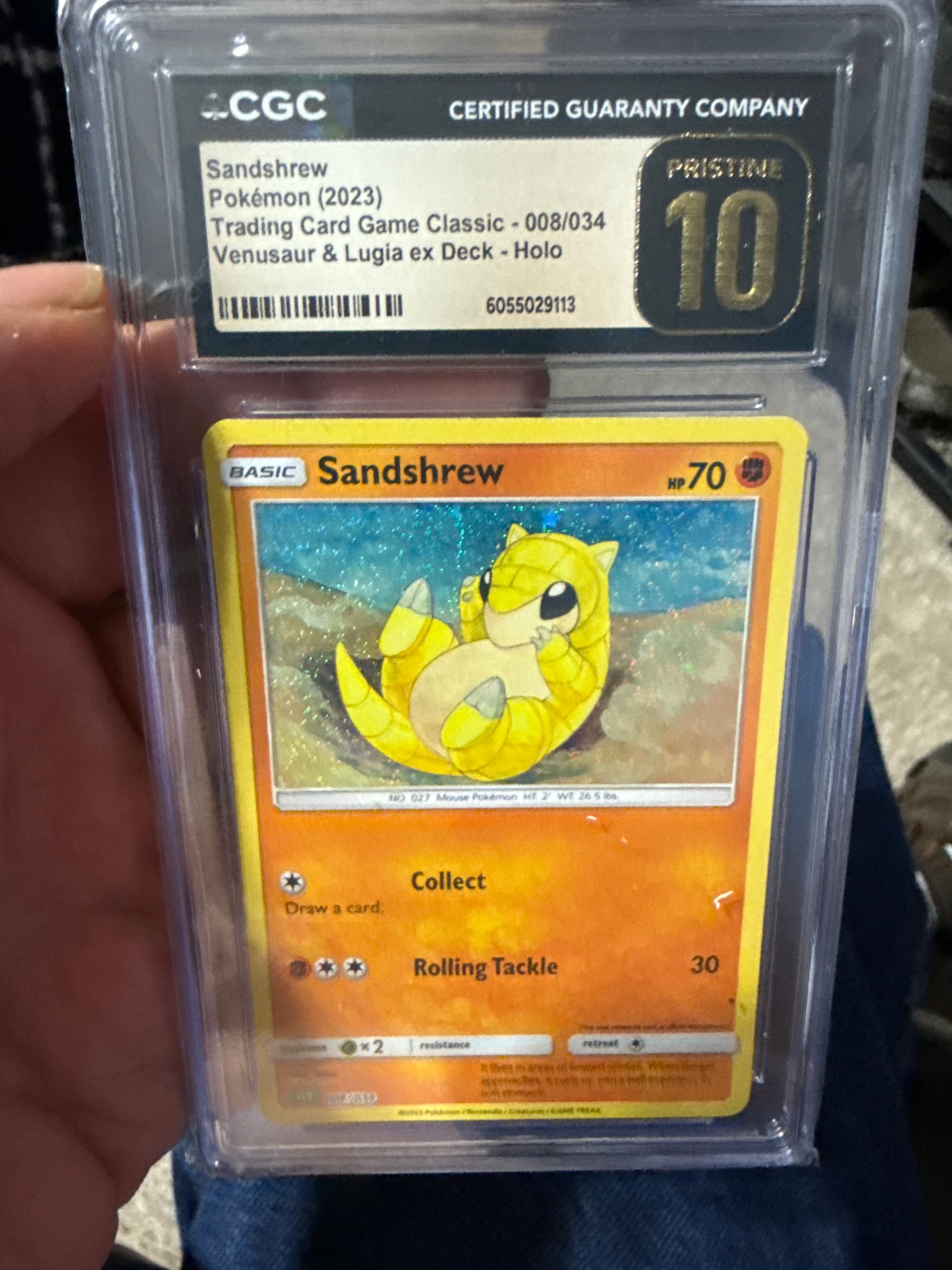 Sandshrew (008) 2023 Pokemon CLV-Trading Card Game Classic Venusaur & Lugia EX Deck - Pokmon Card Data Sandshrew (008) 2023 Pokemon CLV-Trading Card Game Classic Venusaur & Lugia EX Deck - Pokmon Card Data