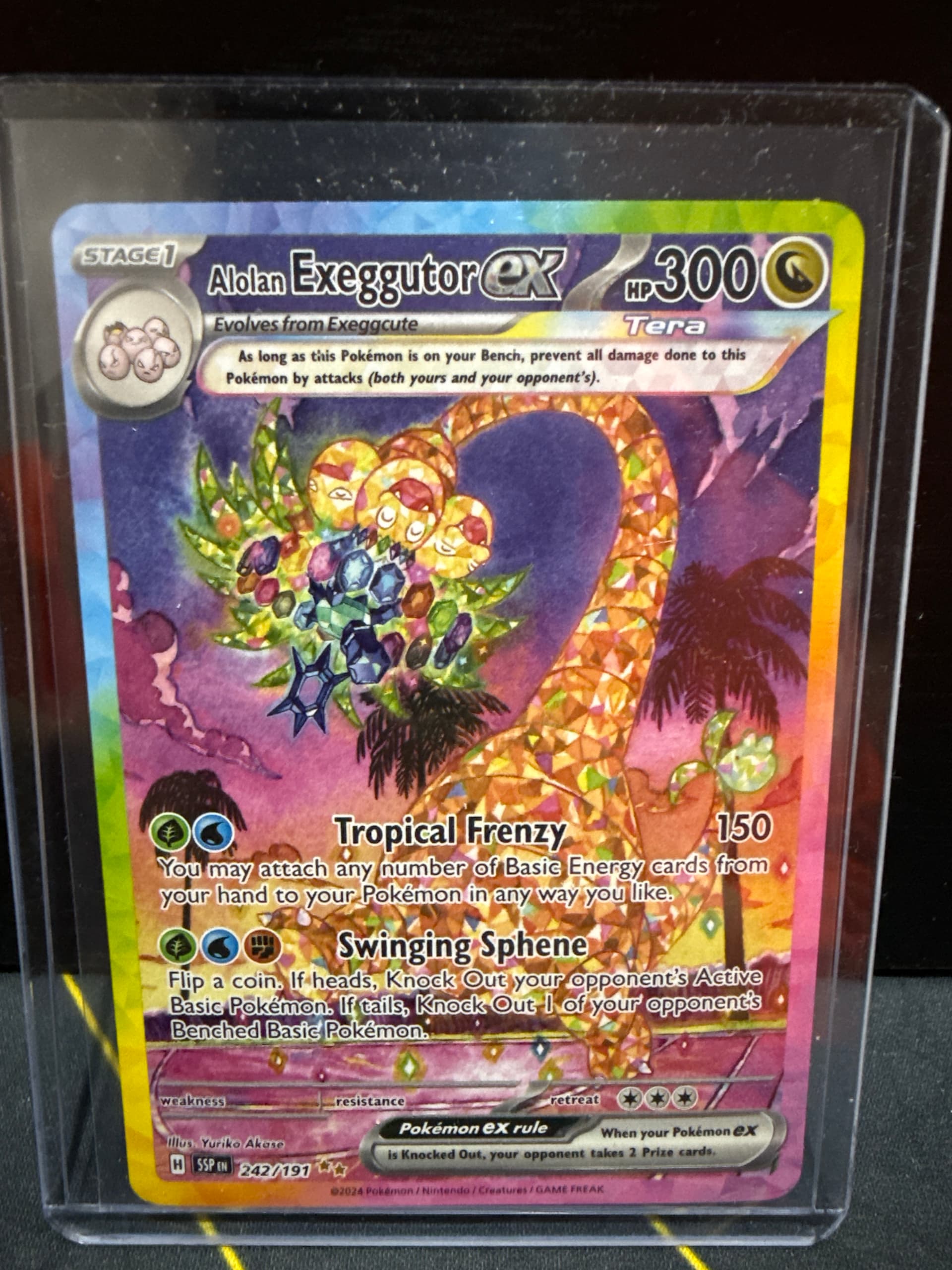 Alolan Exeggutor EX Special Illustration Rare (242) 2024 Pokemon Ssp EN-Surging Sparks - Pokmon Card Data Alolan Exeggutor EX Special Illustration Rare (242) 2024 Pokemon Ssp EN-Surging Sparks - Pokmon Card Data