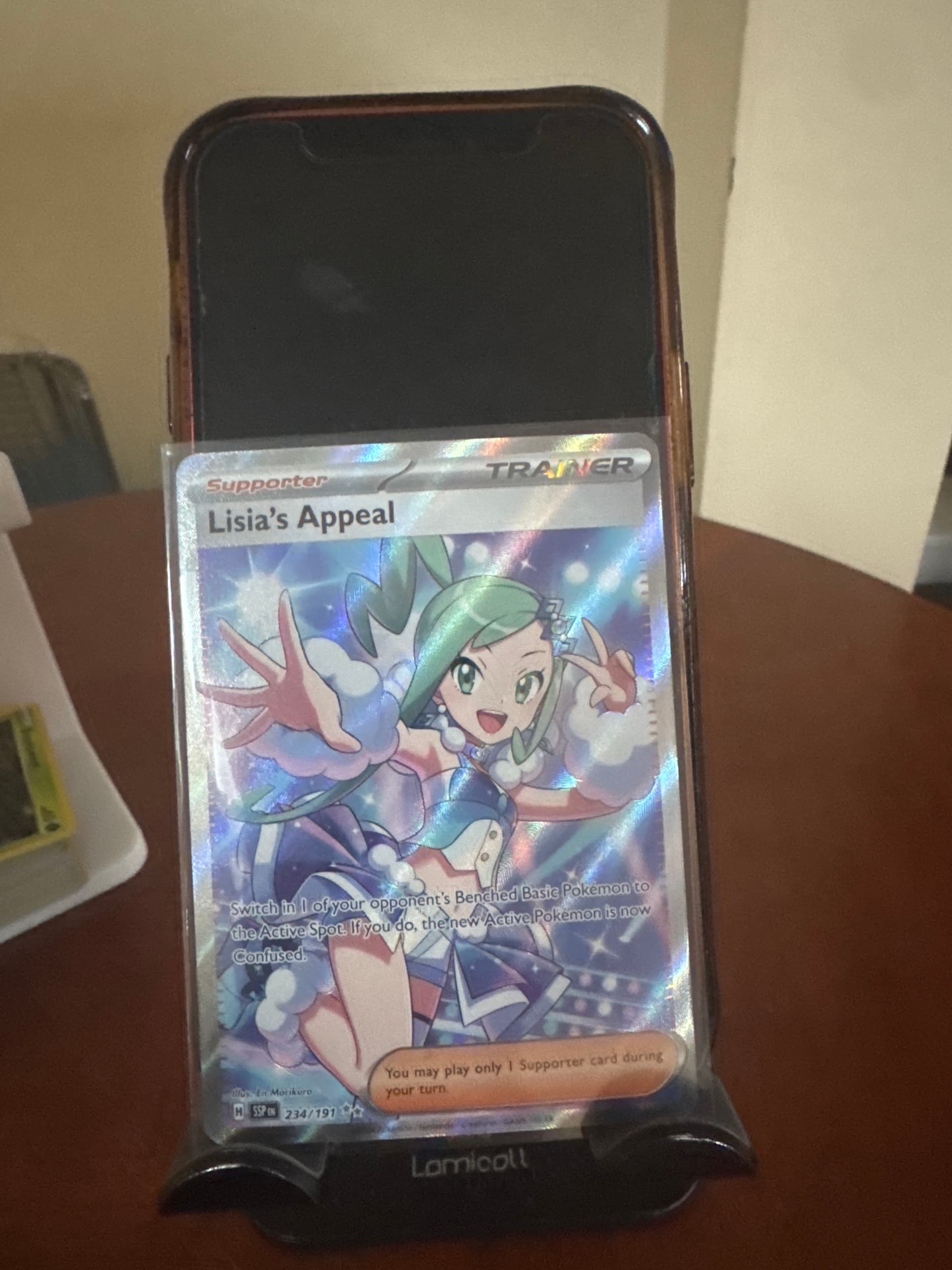234 191 pokemon card Lisia's appeal 234/191 - Extended Artwork CGC Case Lisias Appeal 234/191 Surging Sparks