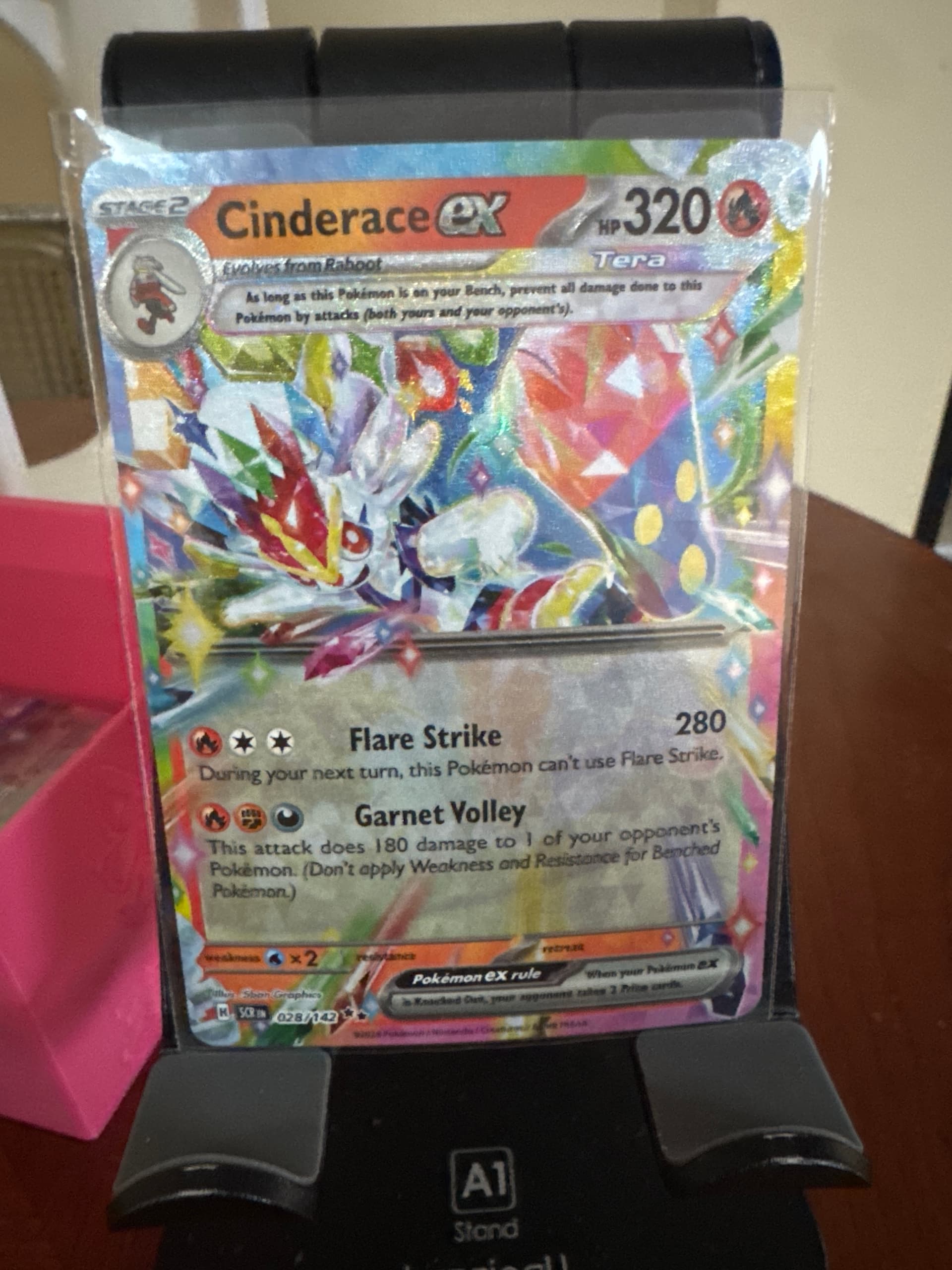 Cinderace EX (028) 2024 Pokemon Scr EN-Stellar Crown - Pokmon Card Data Cinderace EX (028) 2024 Pokemon Scr EN-Stellar Crown - Pokmon Card Data