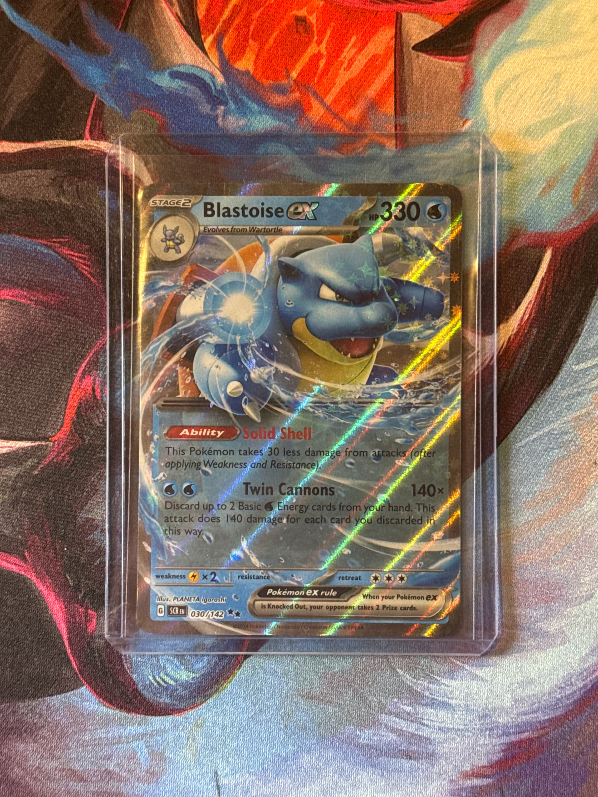 shiny blastoise pokemon card EX XY30 XY Holo Ultra Rare Near Mint favorite character Blastoise ex (Celestial Guardians #232/239,