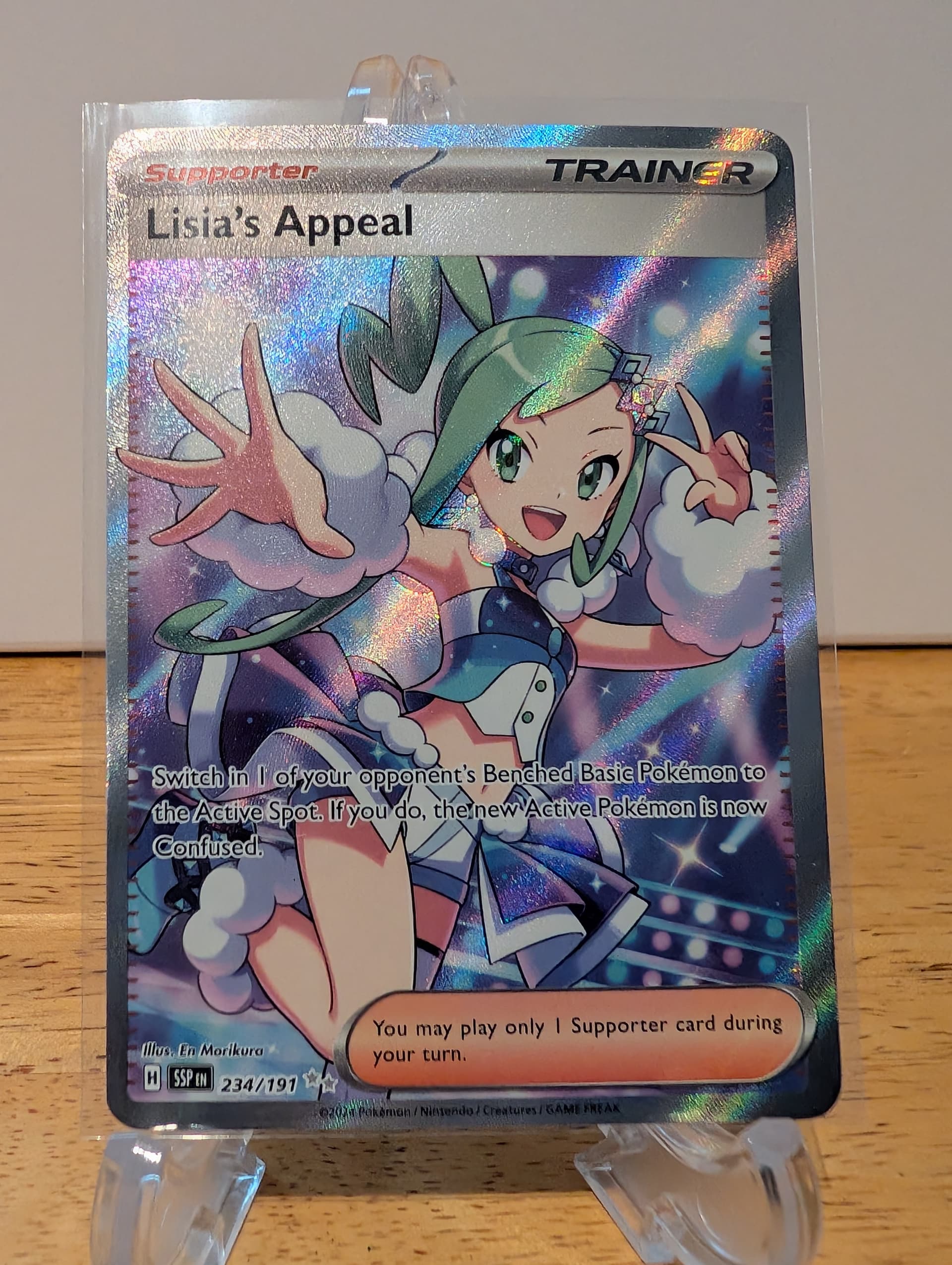 pokemon lisia card Japanese Lisia's Altaria 074/068 Incandescent Arcana S11a PKMhobby the new Active Pokemon is now Confused.You may play only 1 Supporter card during your turn. Lisia's Appeal Ultra Rare (234)