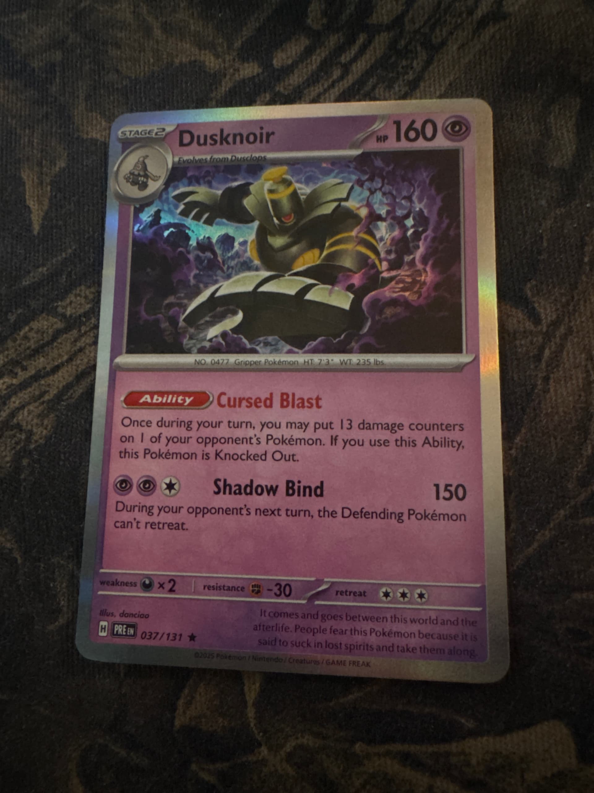 dusknoir pokemon card price Dusknoir