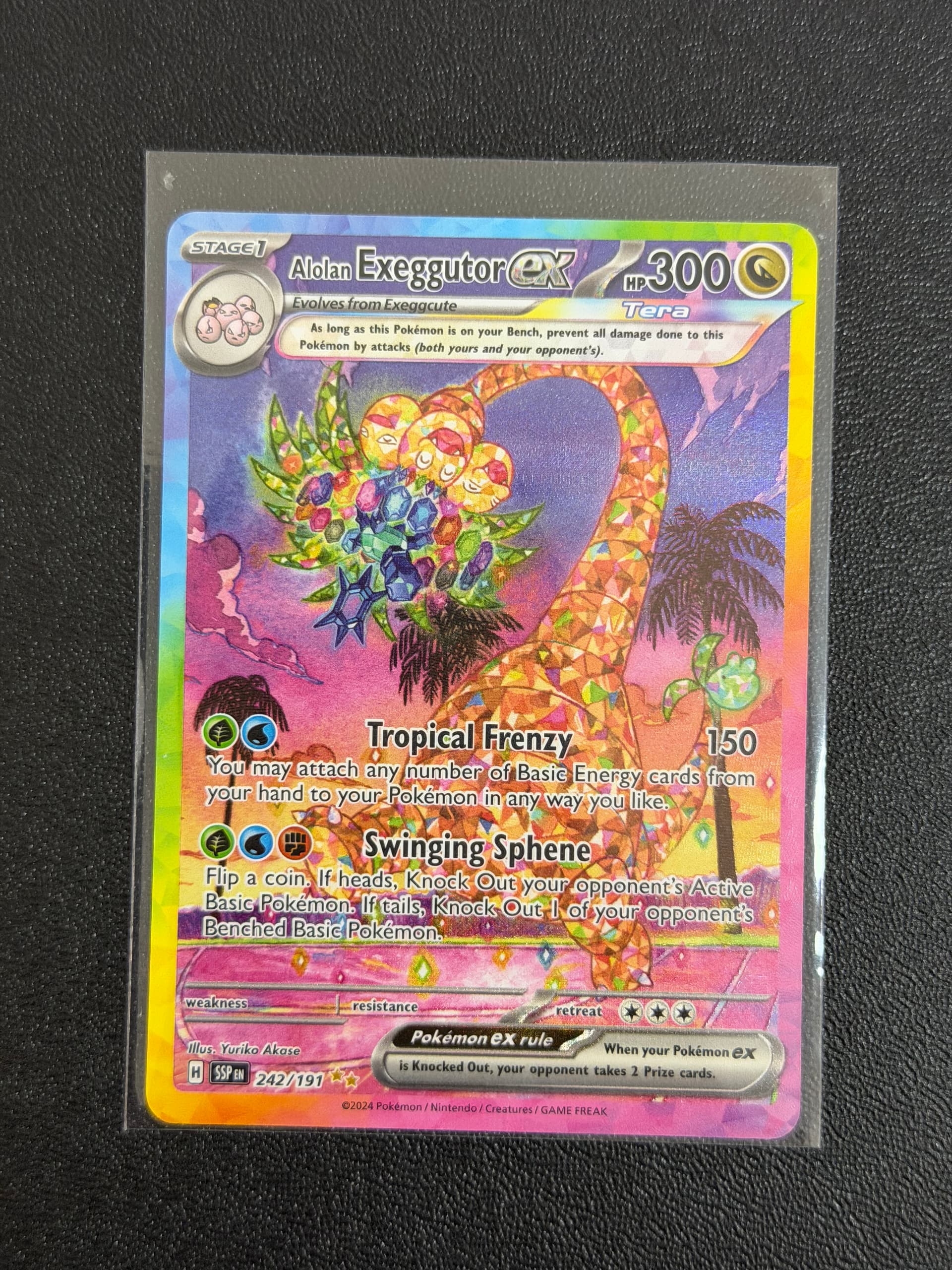 Alolan Exeggutor EX Special Illustration Rare (242) 2024 Pokemon Ssp EN-Surging Sparks - Pokmon Card Data Alolan Exeggutor EX Special Illustration Rare (242) 2024 Pokemon Ssp EN-Surging Sparks - Pokmon Card Data