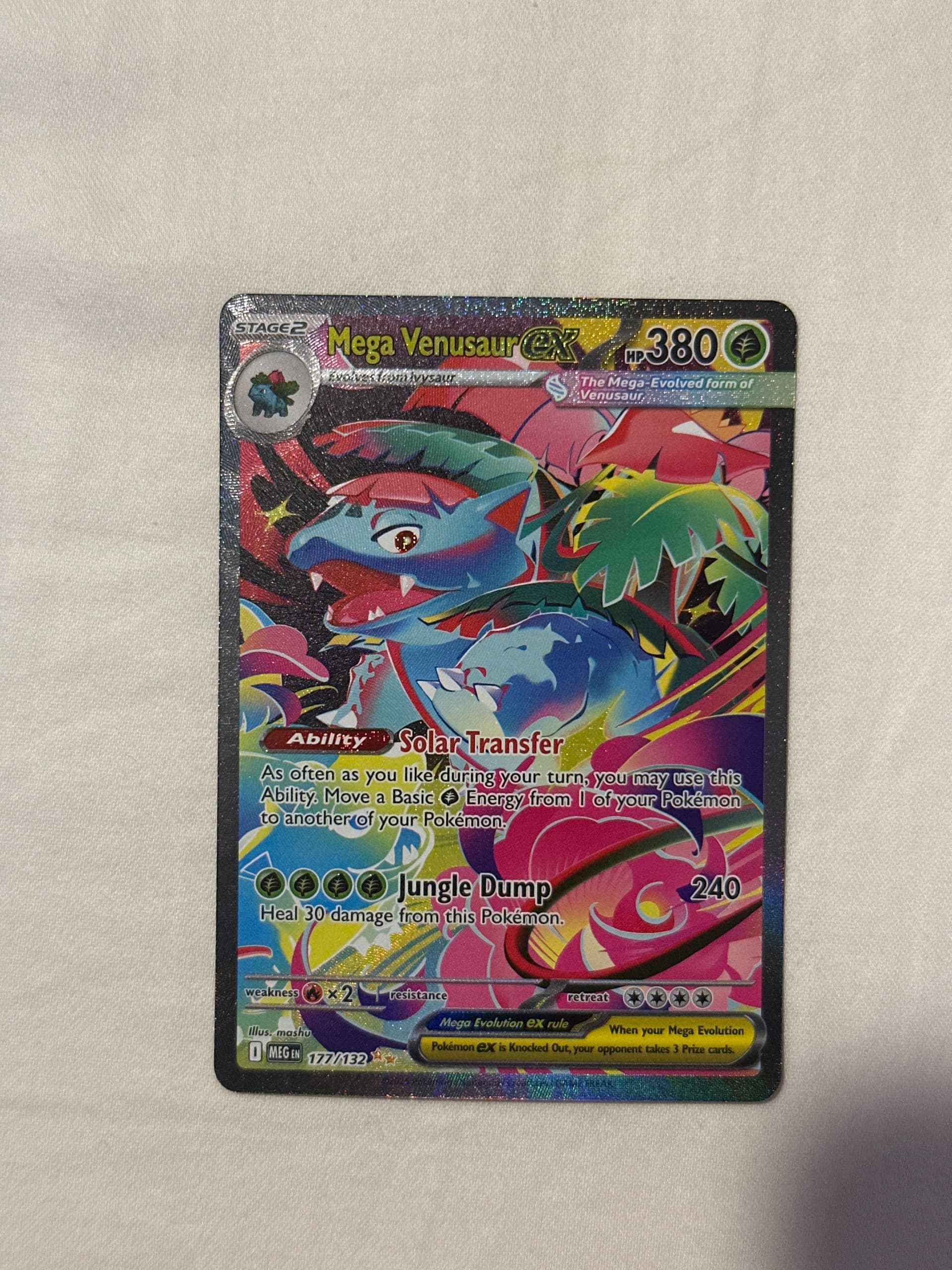 Mega Venusaur EX Special Illustration Rare (177) 2025 Pokemon Meg EN-Mega Evolution - Pokmon Card Data Mega Venusaur EX Special Illustration Rare (177) 2025 Pokemon Meg EN-Mega Evolution - Pokmon Card Data