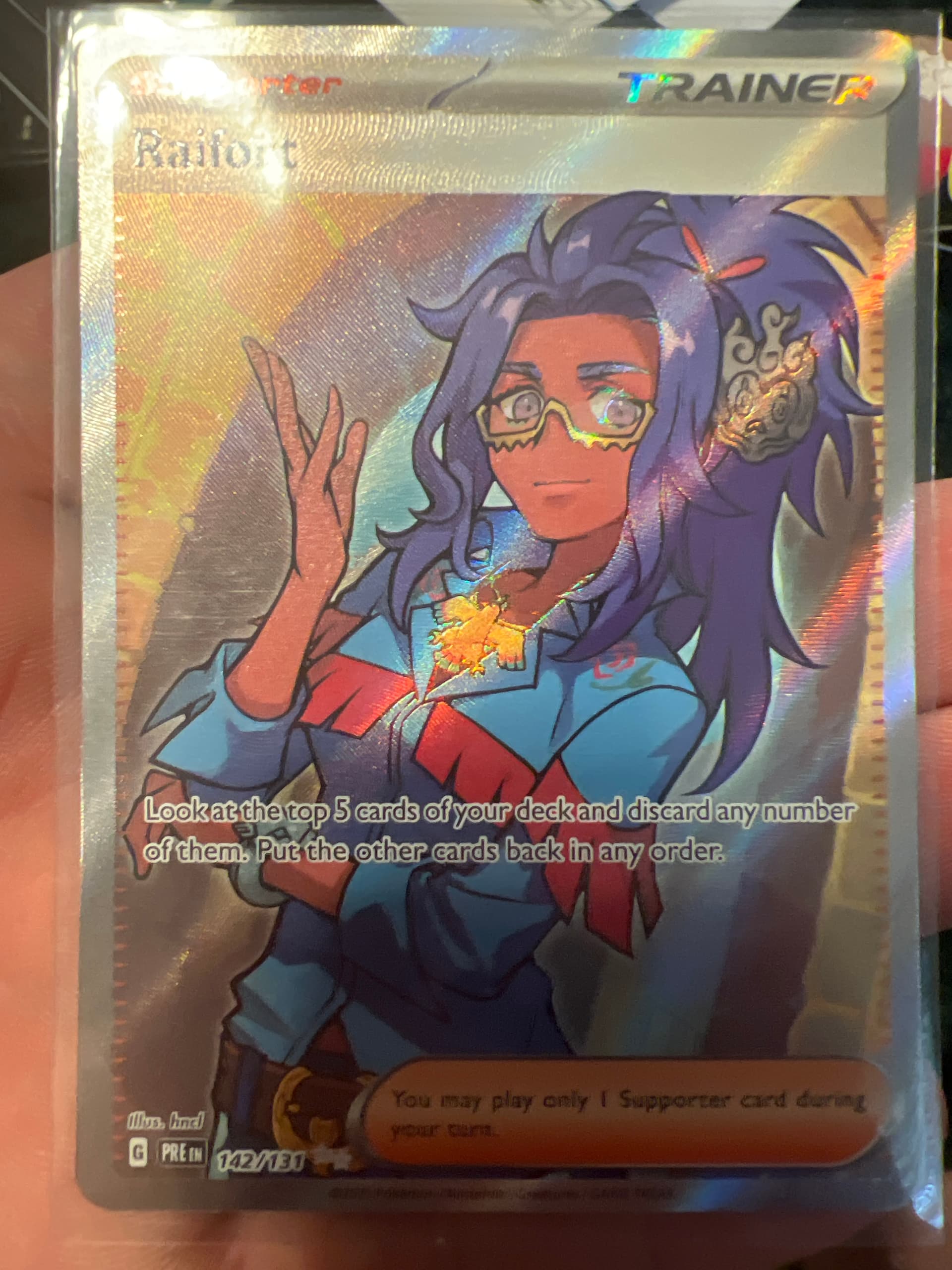 raifort pokemon card full art Pokemon 2023 Raifort Gym Tournament Promo Card #117/SV-P