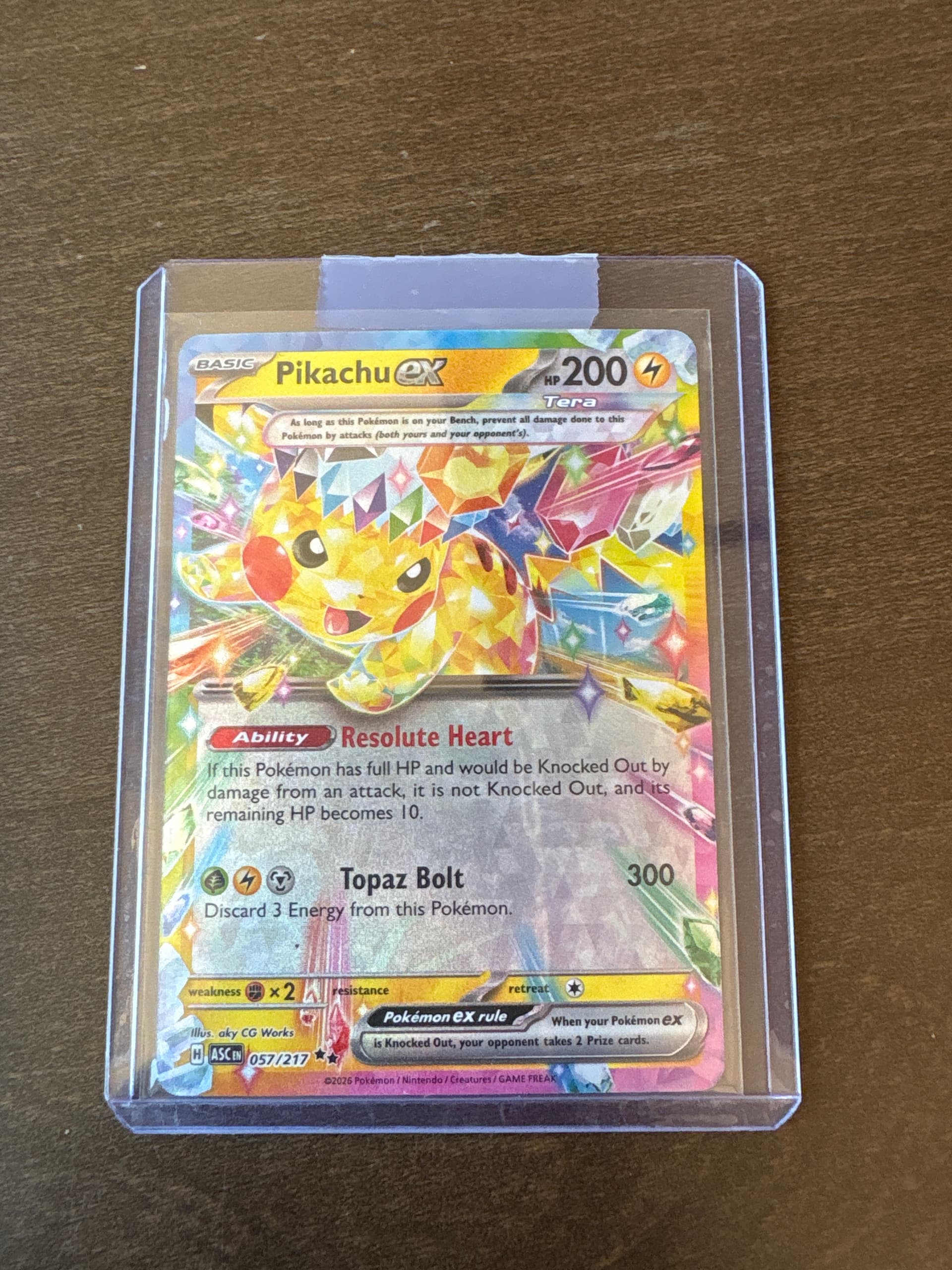 pikachu pokemon ex card Pikachu Ex Card from Pokmon TCG's Surging Sparks expansion valued at 420
