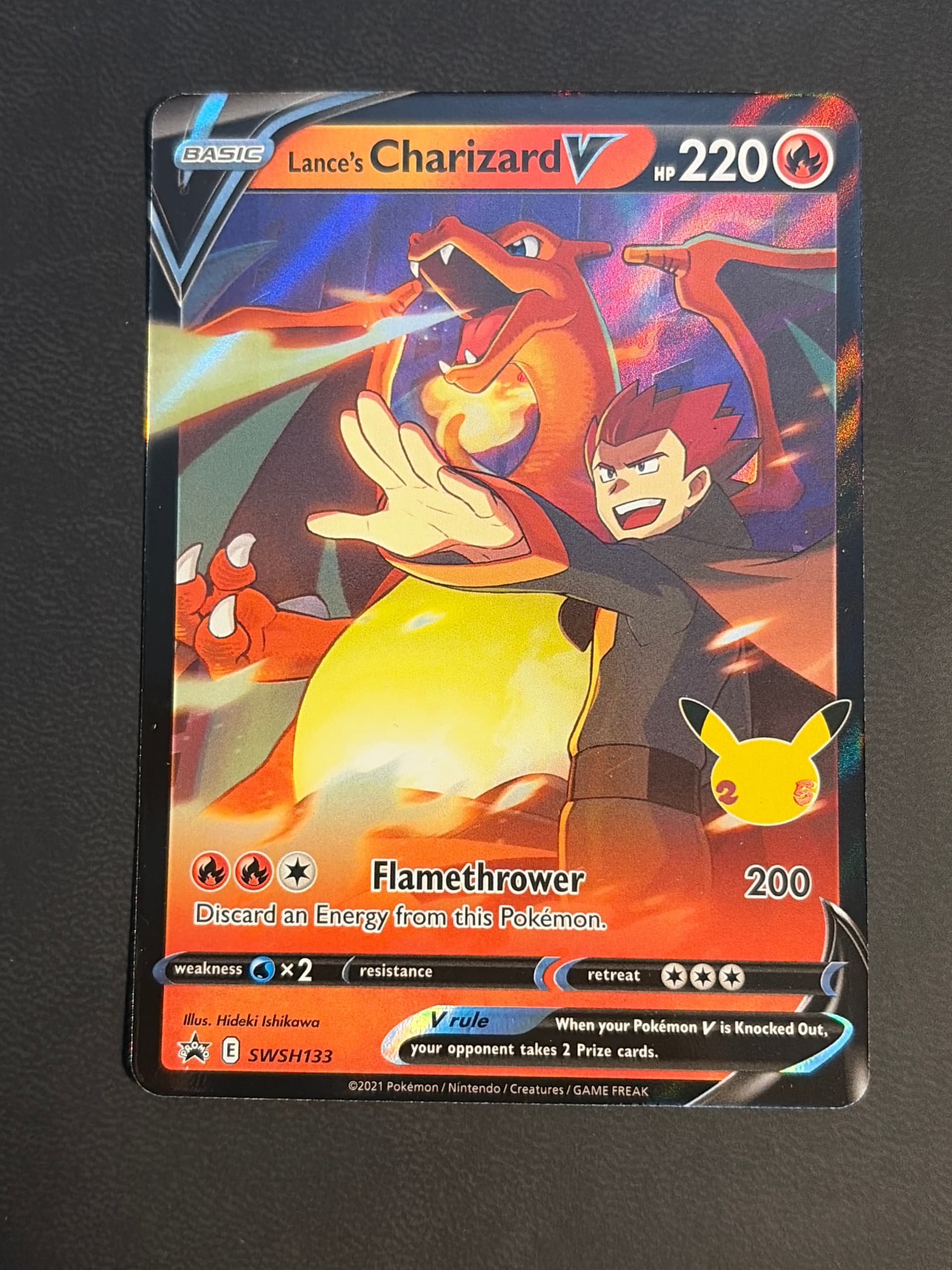 pokemon lance card Game Sword & Shield Expansion Pack White Silver M+ condition Lance - 159/195 (Reverse Foil)