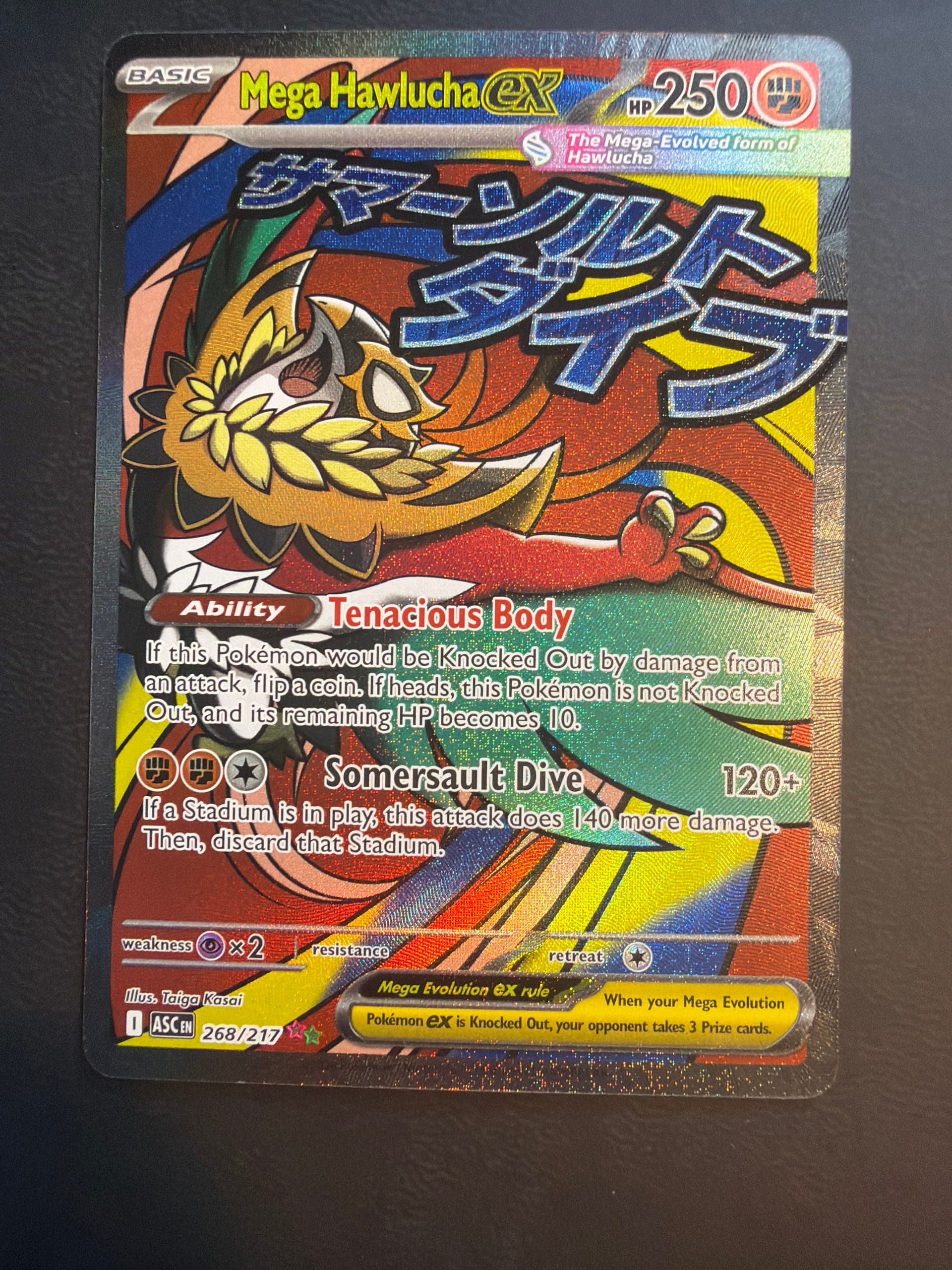 mega hawlucha pokemon card EX 2025 MEGA Dream Japanese Attack Rare #229 PSA Authenticated 10 TCG Cards Mega Hawlucha EX Mega Attack