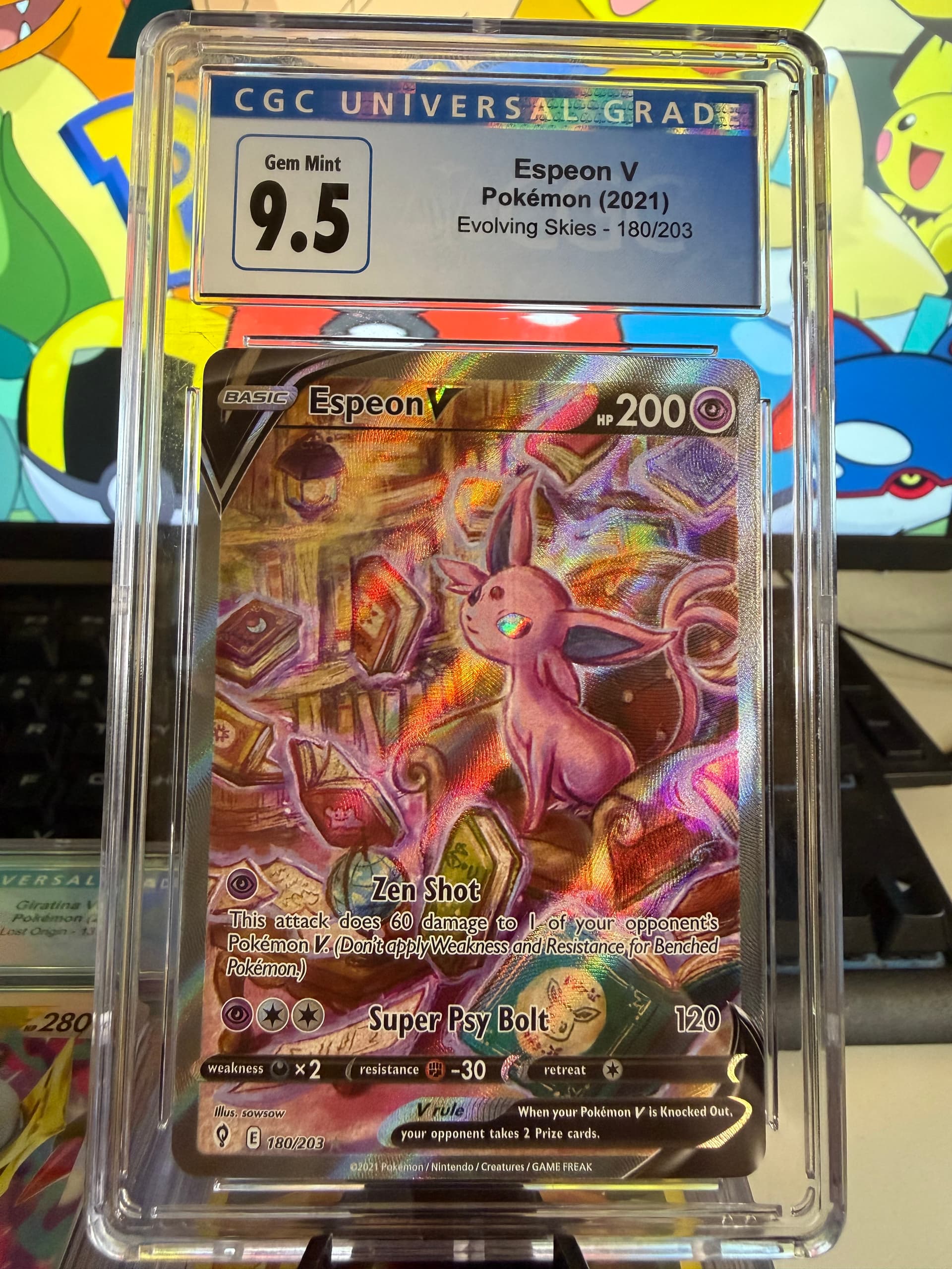 espeon v pokemon card TCG Japan S6A 035/069 Dx2 / F Espeon V - SWSH07: Evolving